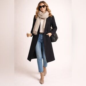 VINTAGE Jones New York 100% PURE WOOL Black Jacket Size Medium/Large